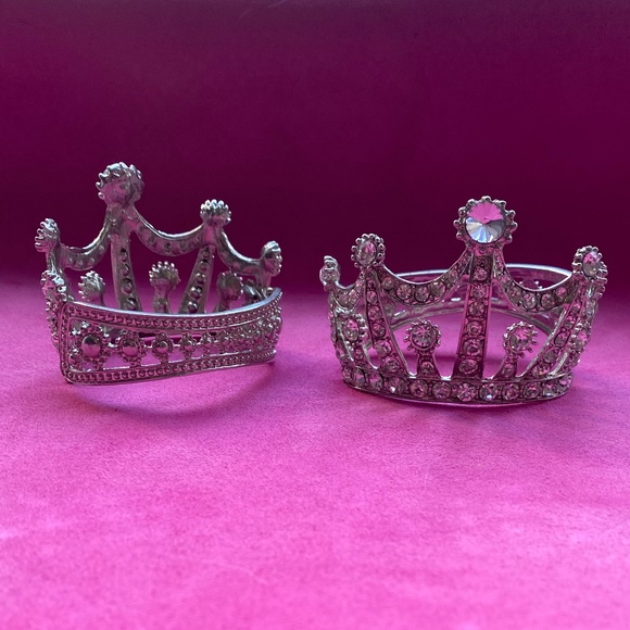 Set of Crown Cuff Bracelets - Picture 2 of 9